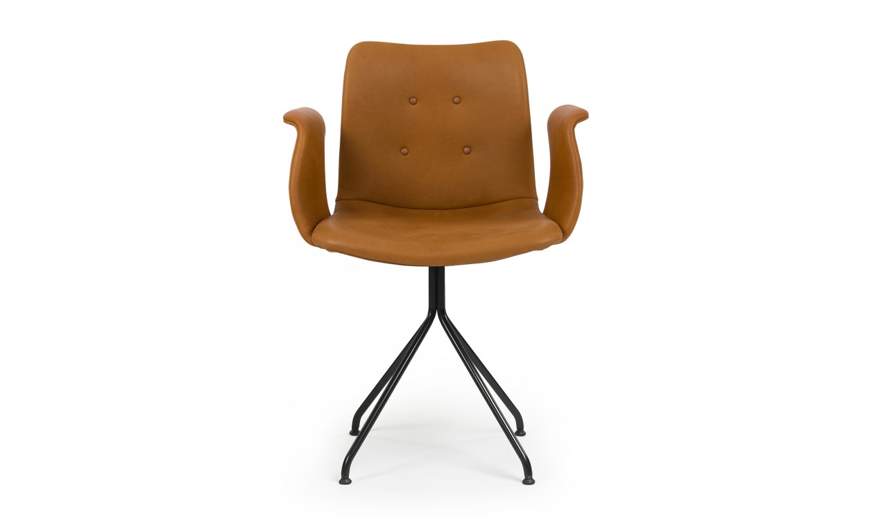 Primum arm chair læder spisestuestole casashopping Spisestuestole i læder