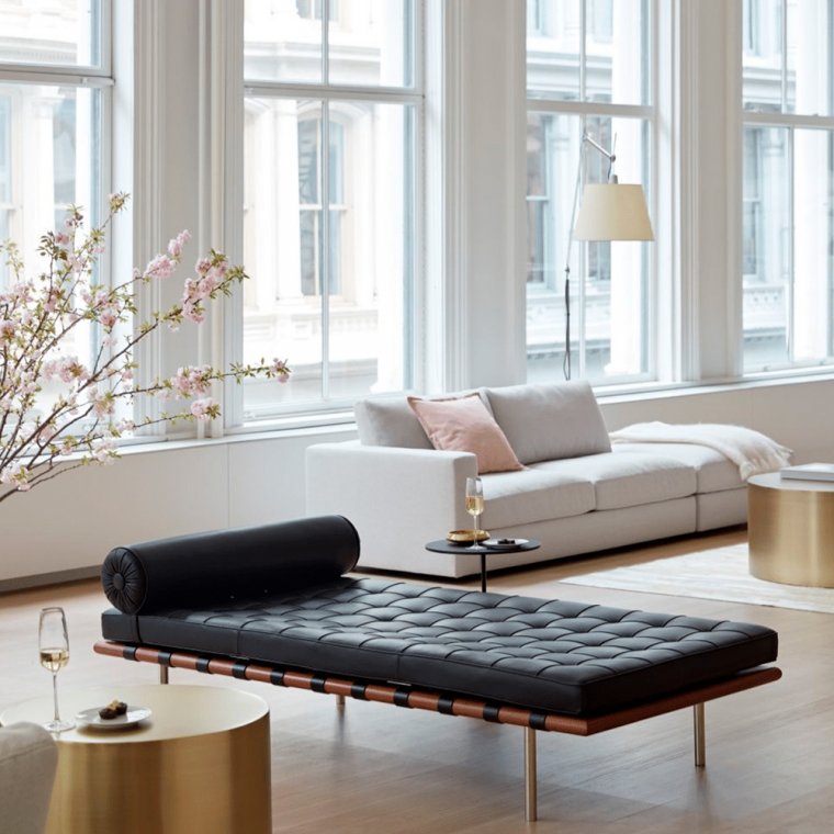 Barcelona Daybed Relax Leather fra Knoll - køb her