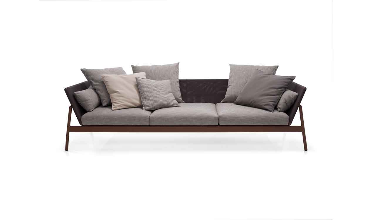 piper petite leather sofa